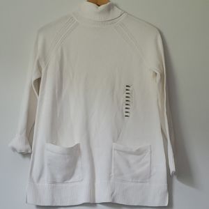 Jeanne Pierre Small White Sweater